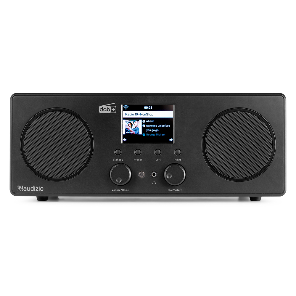 Bari WIFI Stereo Radio with DAB+ Black Audizio