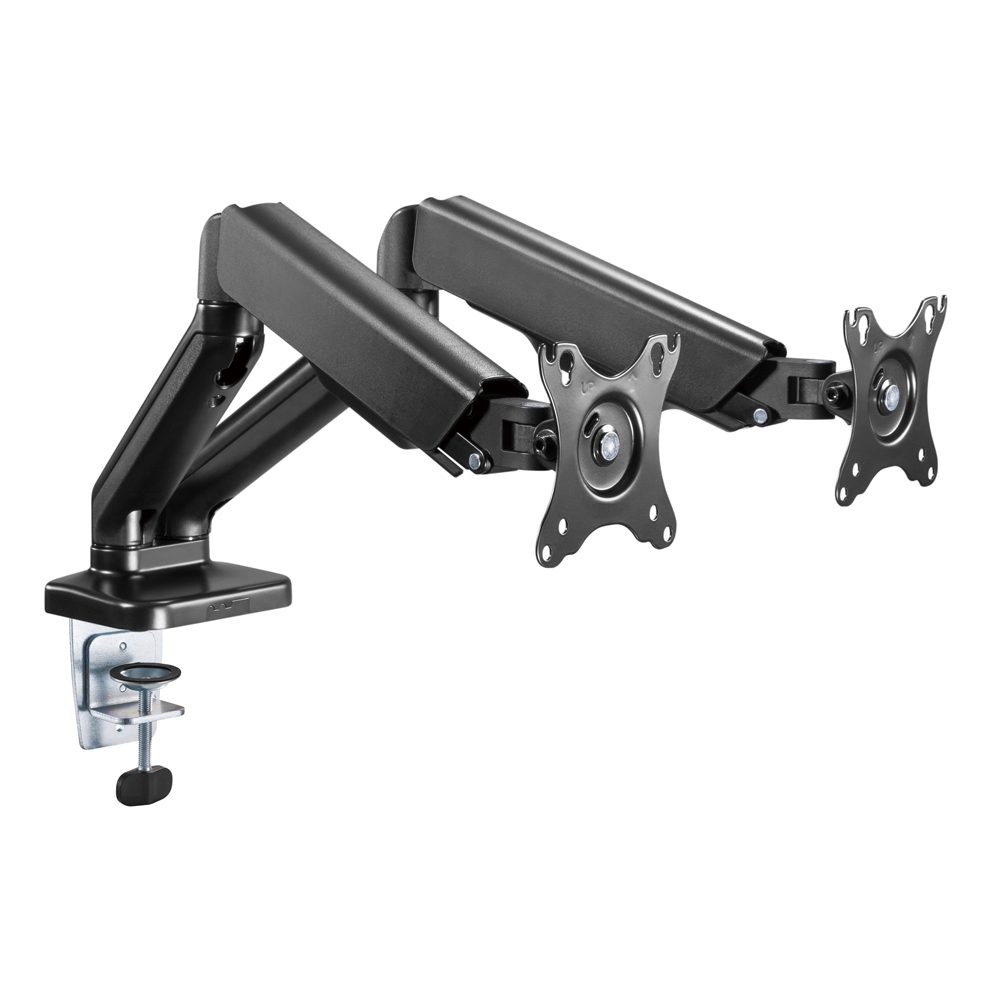 MAD20G Double Monitor Arm Gas Spring 17”- 32”