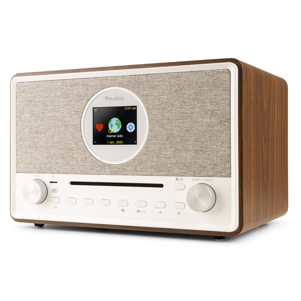 Lucca Radio with DAB+ and CD Player Wood Audizio
