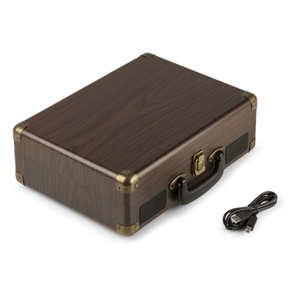 RP114W Record Player Briefcase Wood – Audizio