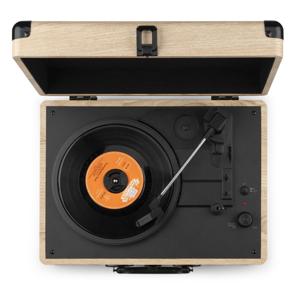 RP116LW Record Player Briefcase with BT In/Out – Audizio