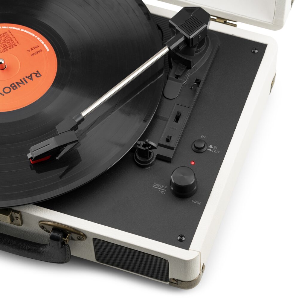 RP116CR Record Player Briefcase with BT In/Out – Audizio