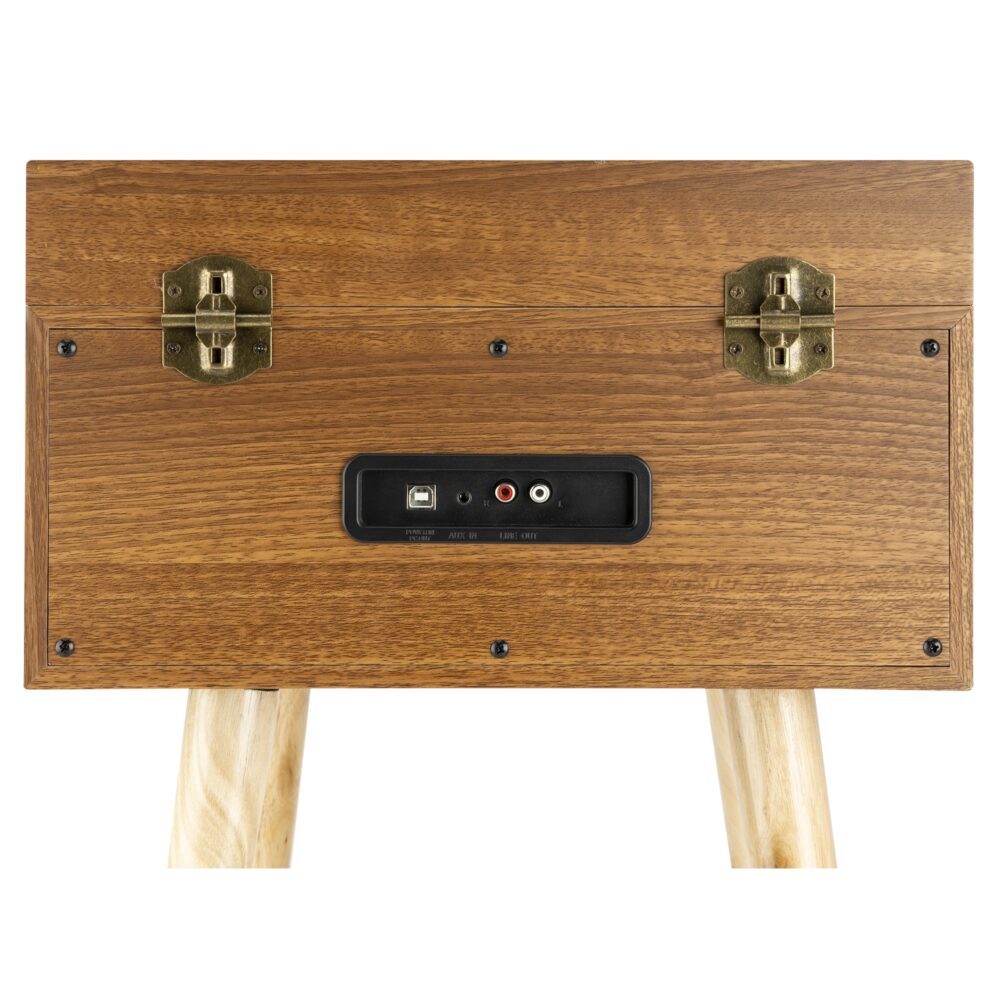 Fremont Record Player with Stand Wood – Audizio