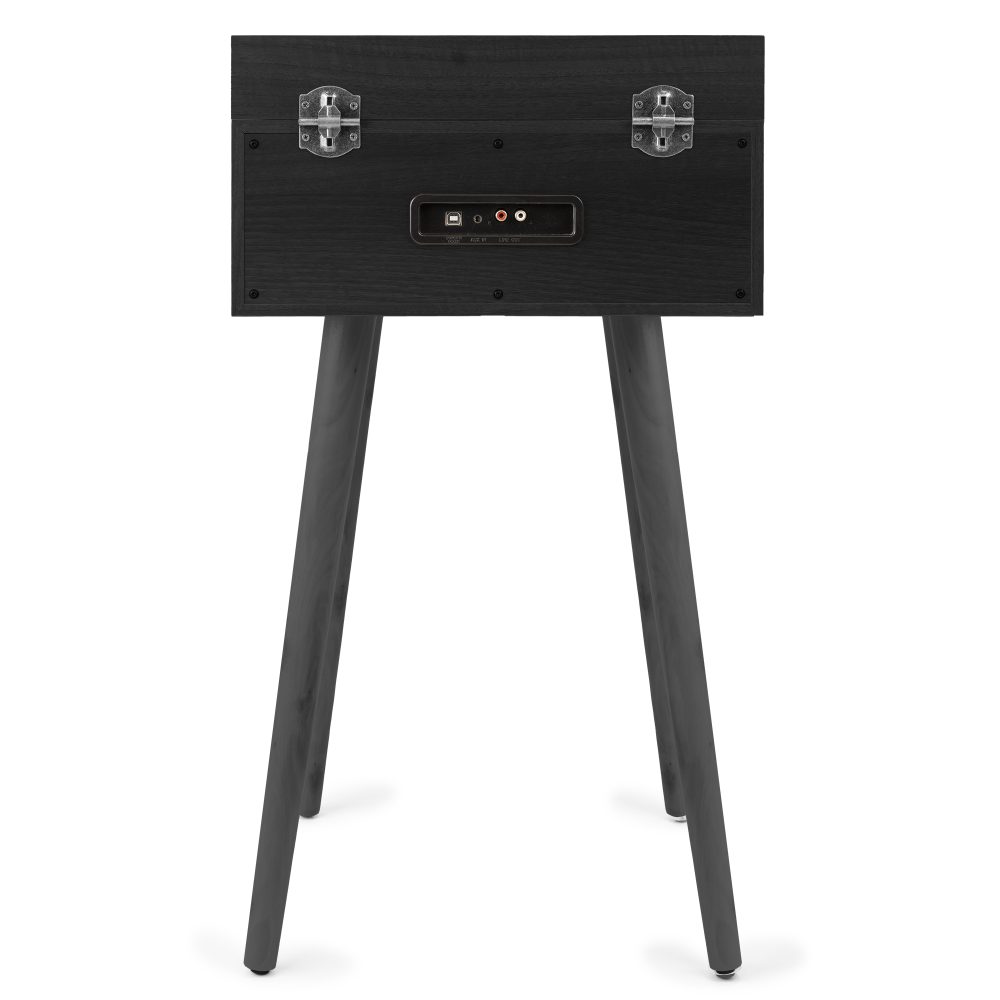 Fremont Record Player with Stand Black – Audizio