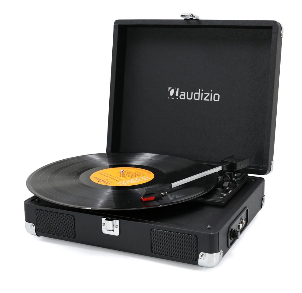 RP111BK Record Player Briefcase Black – Audizio