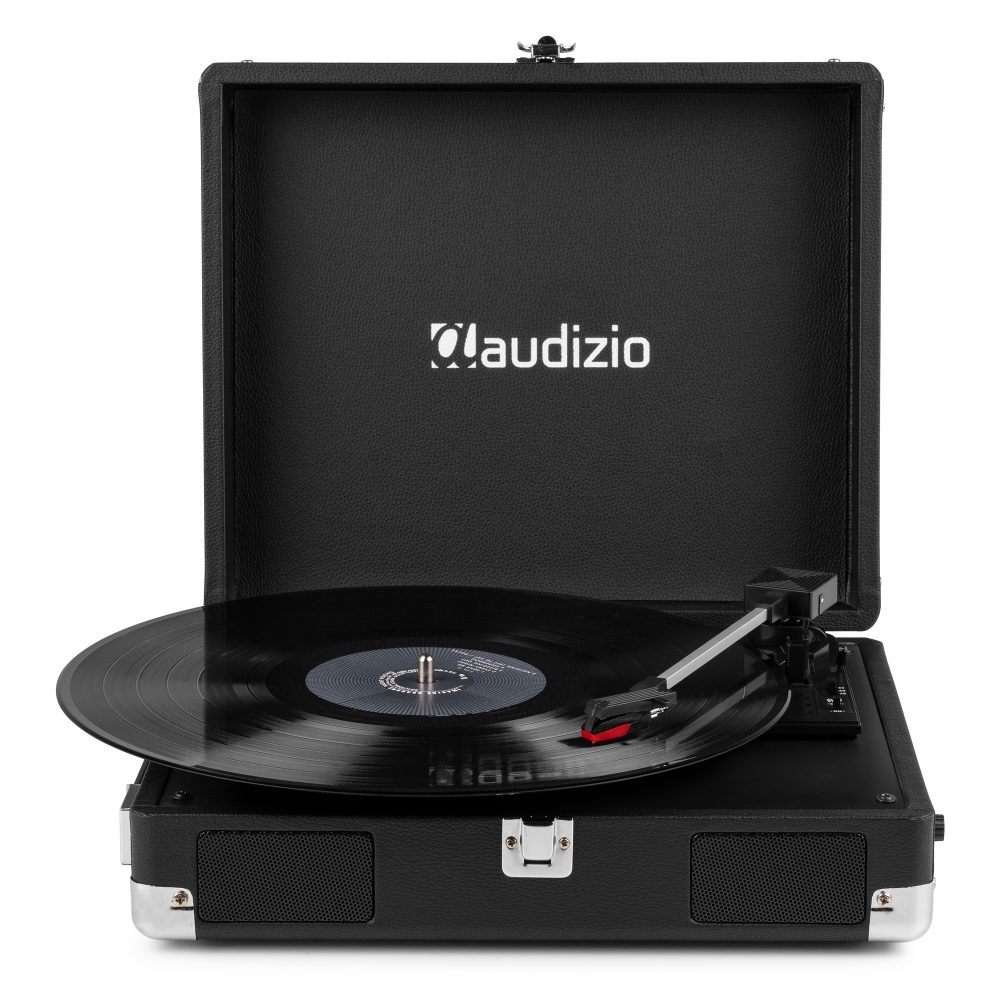 RP111BK Record Player Briefcase Black – Audizio