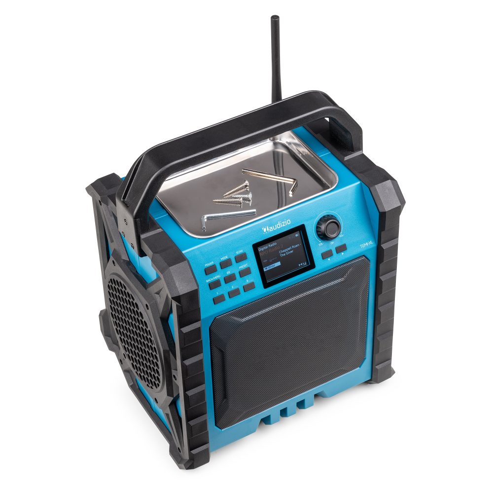 Temi-XL Jobsite DAB/FM Radio with Battery – Audizio