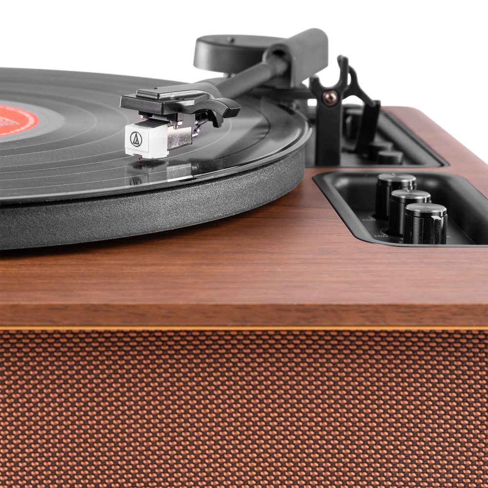 Laredo Premium Record Player Wood – Audizio