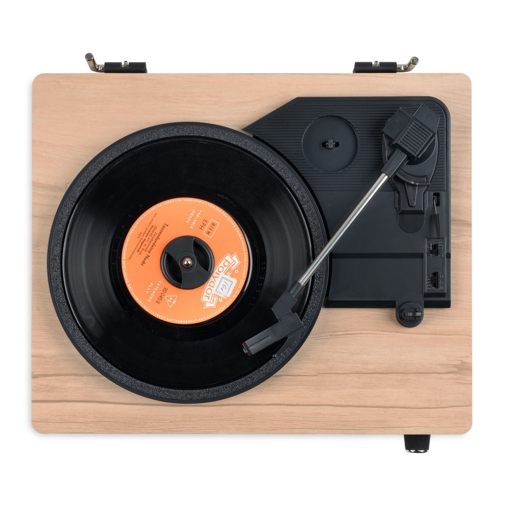 Irvine Record Player BT Light Wood – Audizio
