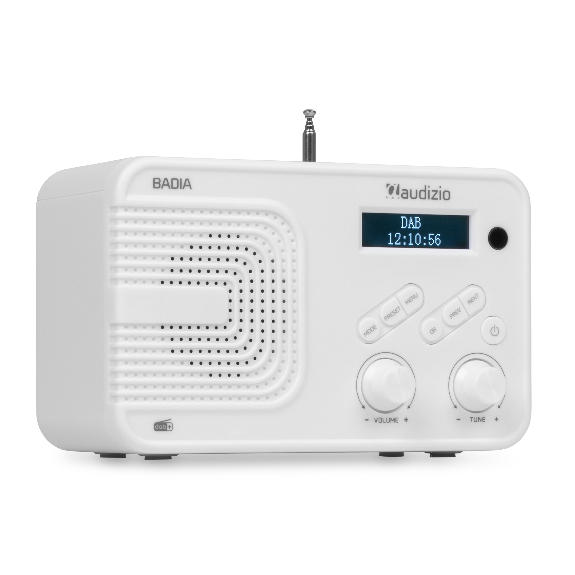 Badia DAB+ Radio with Battery White